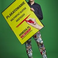 Plakatowanie na słupach w całej Polsce